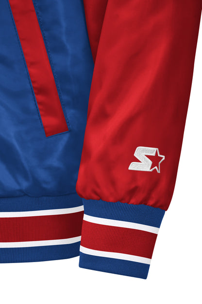 Starter Quality / MENS DETROIT PISTONS SATIN VARSITY JACKET