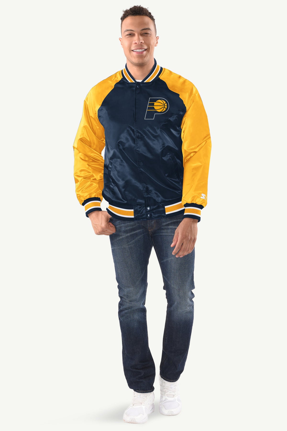 Starter Trending / MENS INDIANA PACERS INDUCTEE SATIN VARSITY JACKET