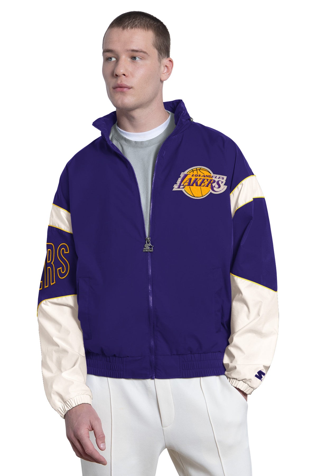 Starter Featured / MENS LA LAKERS THE GUST FULL ZIP JACKET