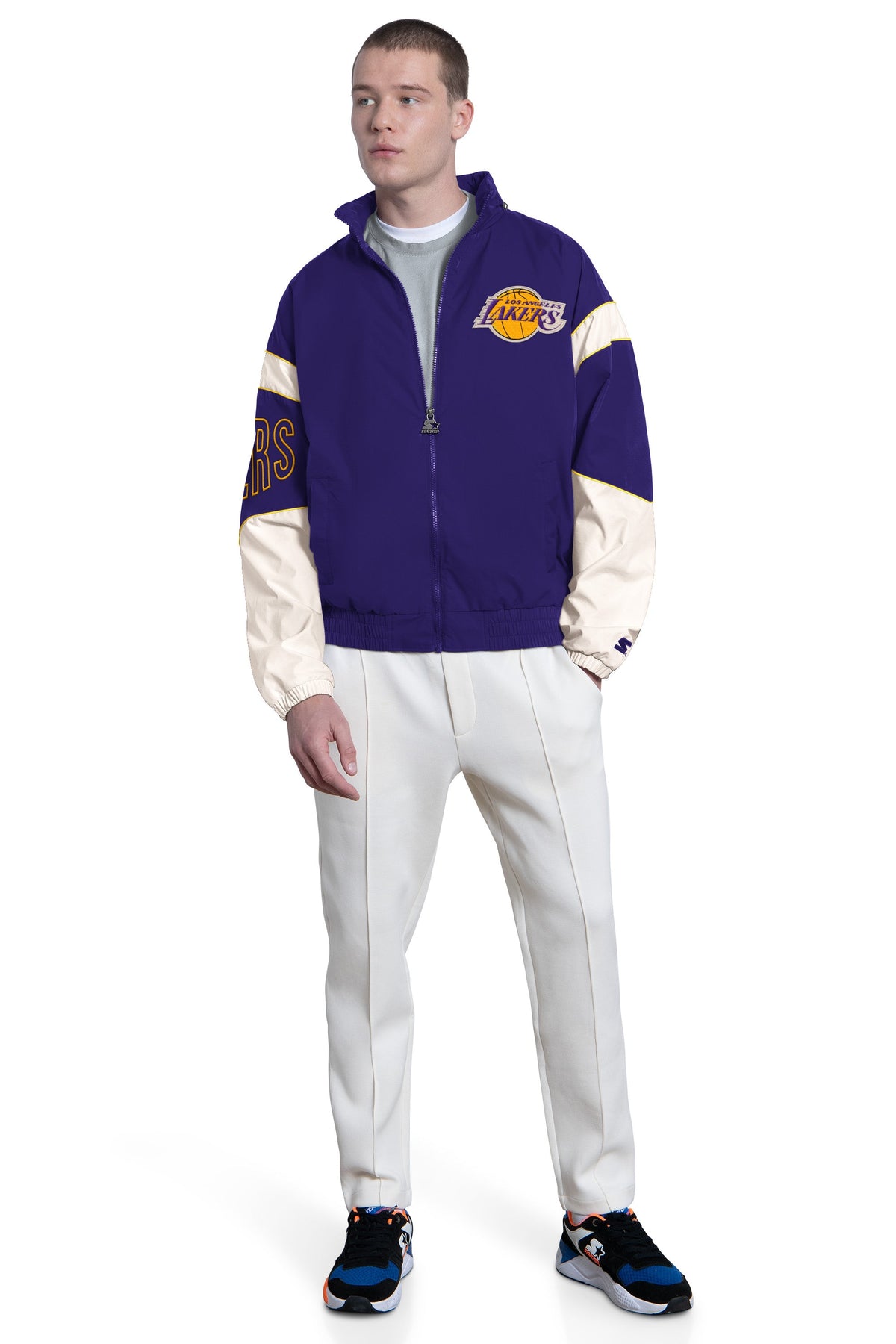 Starter Featured / MENS LA LAKERS THE GUST FULL ZIP JACKET