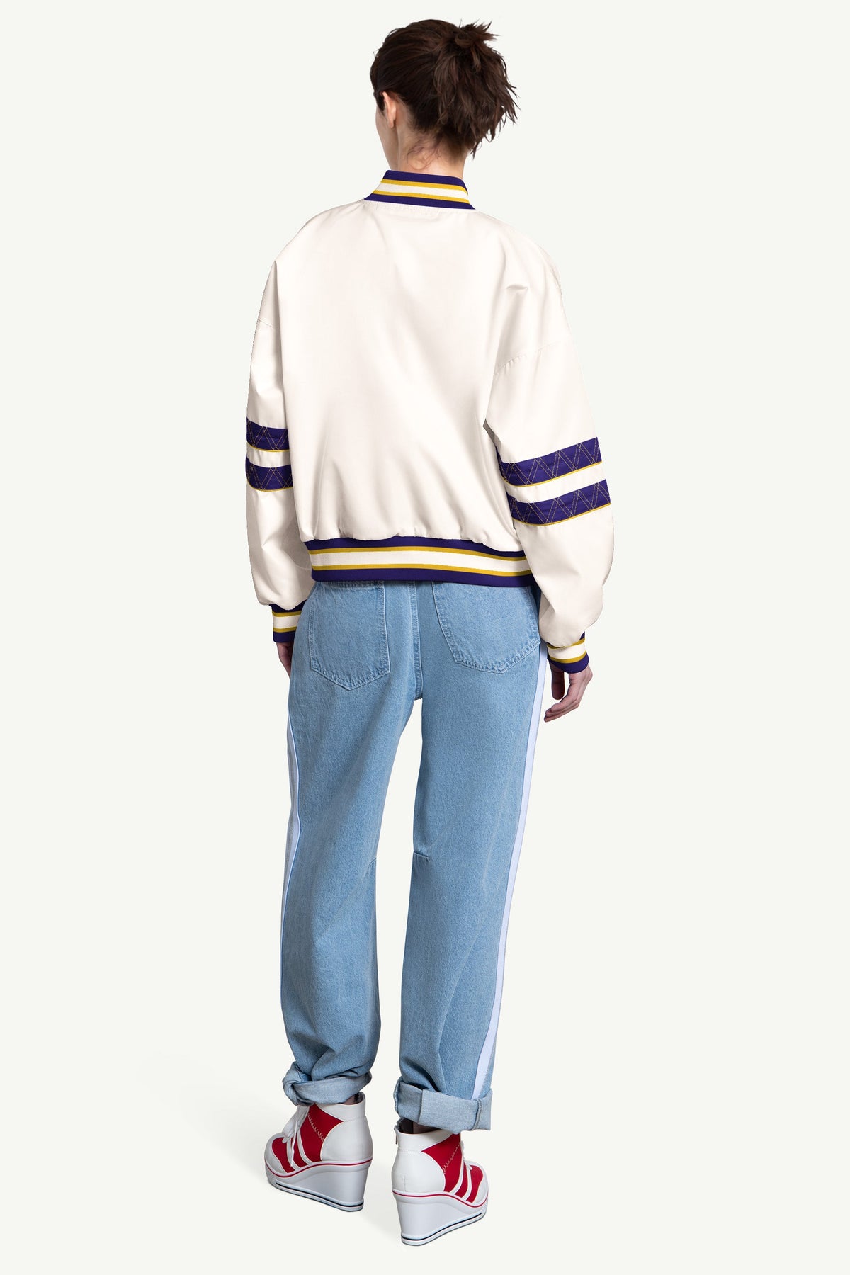 Starter Customer Favorite / WOMENS LA LAKERS INTERCEPTION VARSITY JACKET