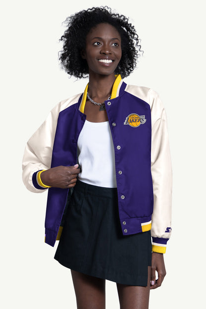 Starter Smart Buy / WOMENS LA LAKERS LAKERS BLITZ VARSITY JACKET
