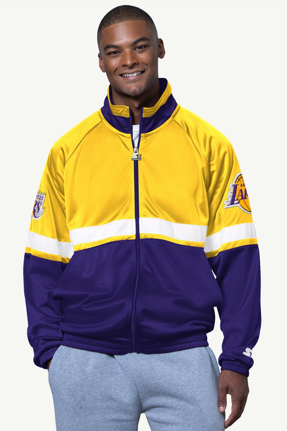 Starter Value / MENS LA LAKERS VETERAN TRACK JACKET
