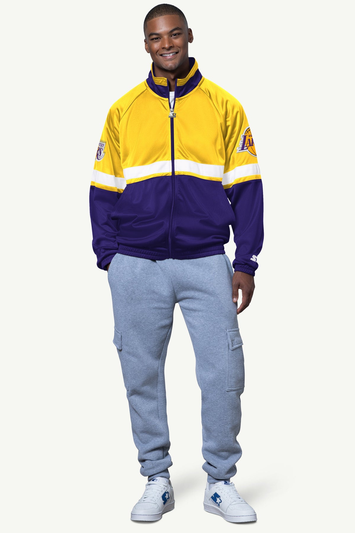 Starter Value / MENS LA LAKERS VETERAN TRACK JACKET