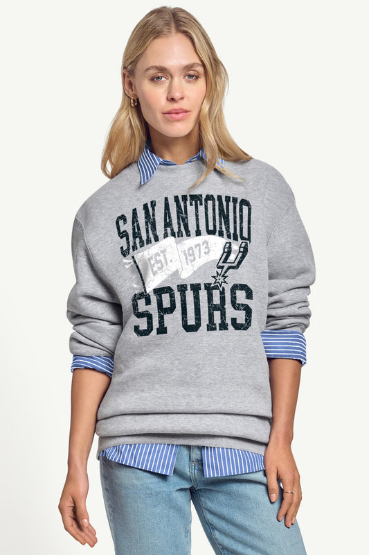 Starter Sale / WOMENS SAN ANTONIO SPURS PENNANT SWEATSHIRT