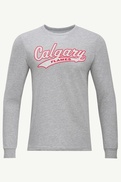 Starter Featured / MENS CALGARY FLAMES TAILSWEEP LONG SLEEVE T SHIRT