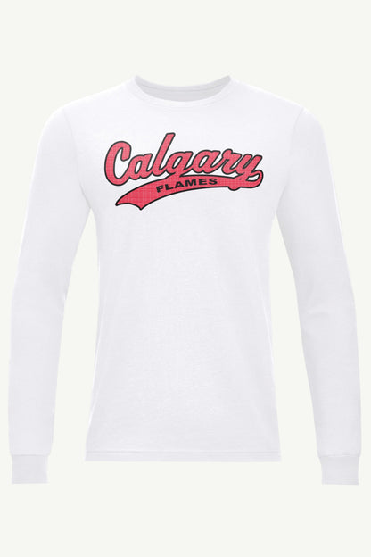 Starter Quality / MENS CALGARY FLAMES TAILSWEEP LONG SLEEVE T SHIRT