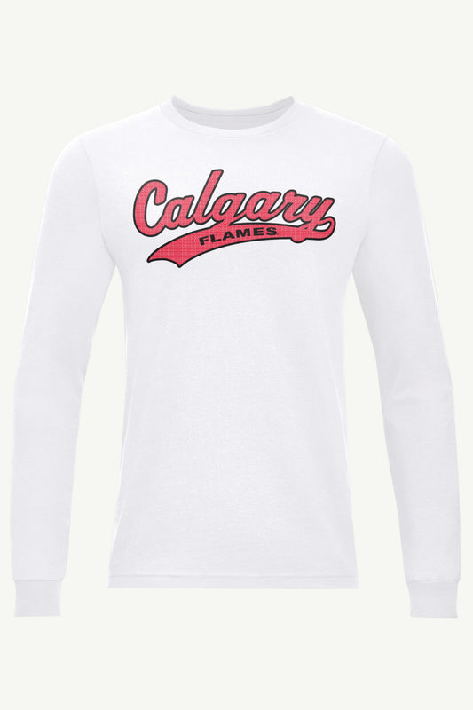 Starter Quality / MENS CALGARY FLAMES TAILSWEEP LONG SLEEVE T SHIRT