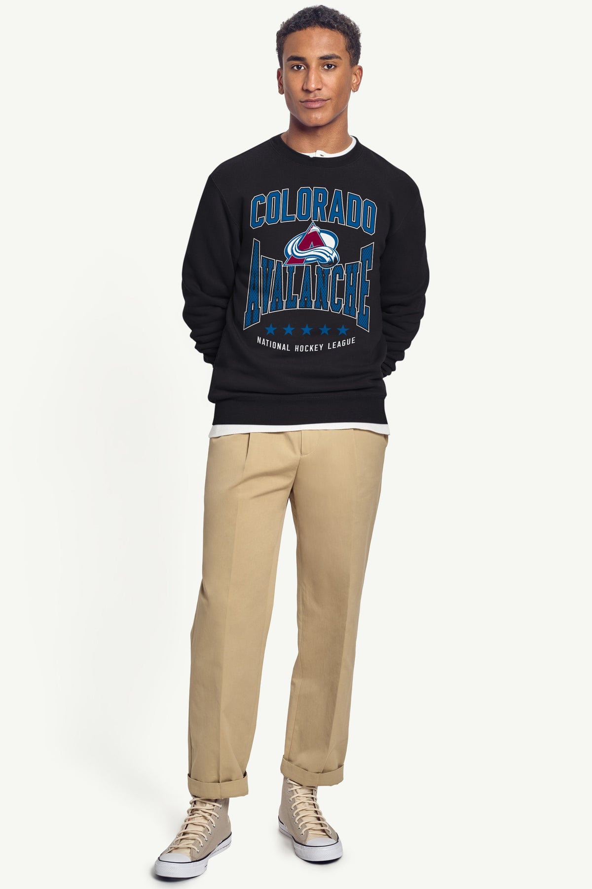 Starter Great Value / MENS COLORADO AVALANCHE CENTER SQUEEZE SWEATSHIRT