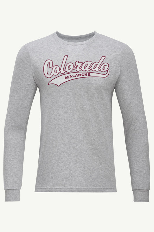 Starter Signature / MENS COLORADO AVALANCHE TAILSWEEP LONG SLEEVE T SHIRT