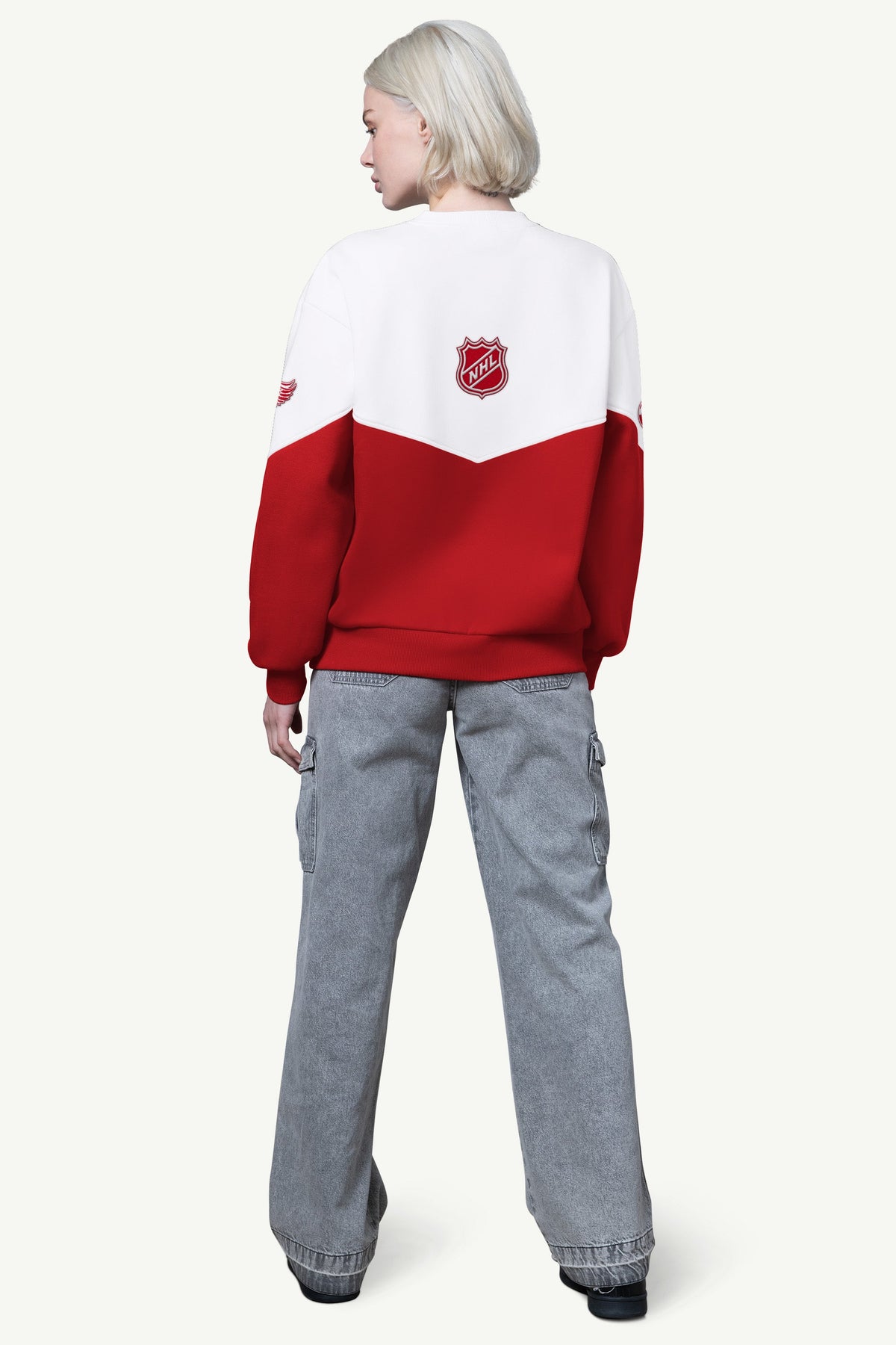 Starter Top Pick / WOMENS DETROIT RED WINGS CLUTCH HIT FLEECE