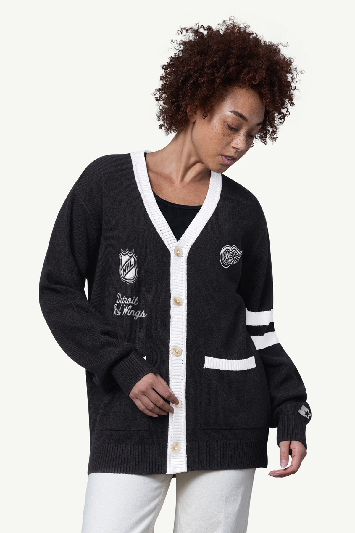 Starter Great Value / WOMENS DETROIT RED WINGS CARDIGAN