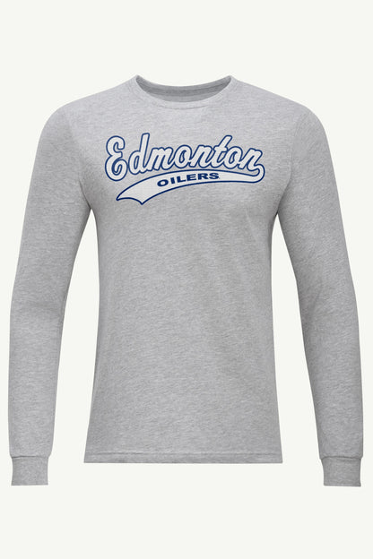 Starter Hot Sale / MENS EDMONTON OILERS TAILSWEEP LONG SLEEVE T SHIRT