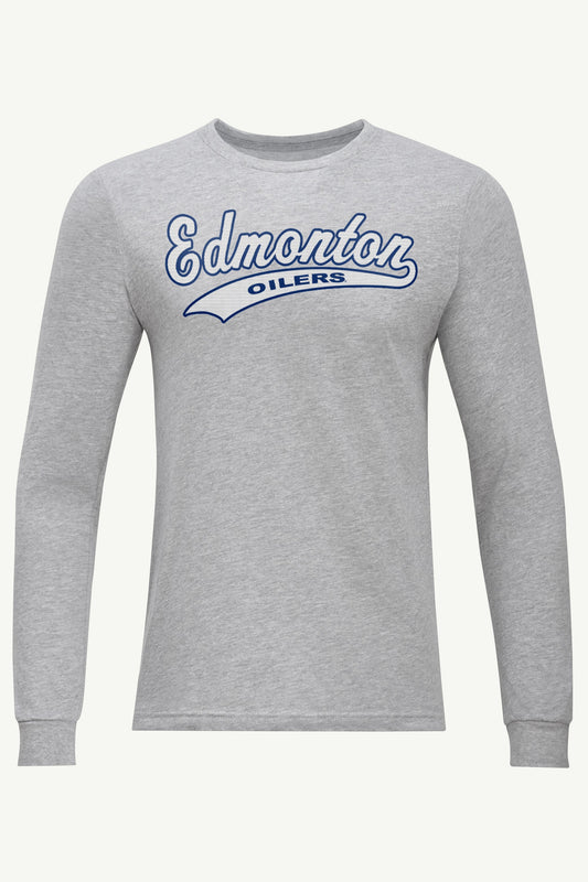 Starter Hot Sale / MENS EDMONTON OILERS TAILSWEEP LONG SLEEVE T SHIRT