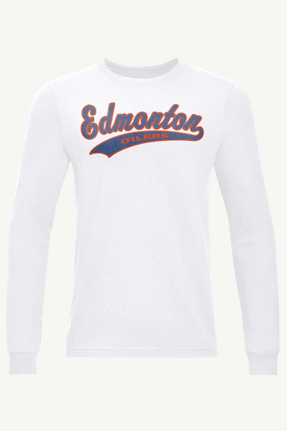 Starter Featured / MENS EDMONTON OILERS TAILSWEEP LONG SLEEVE T SHIRT
