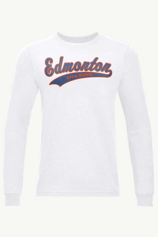 Starter Featured / MENS EDMONTON OILERS TAILSWEEP LONG SLEEVE T SHIRT
