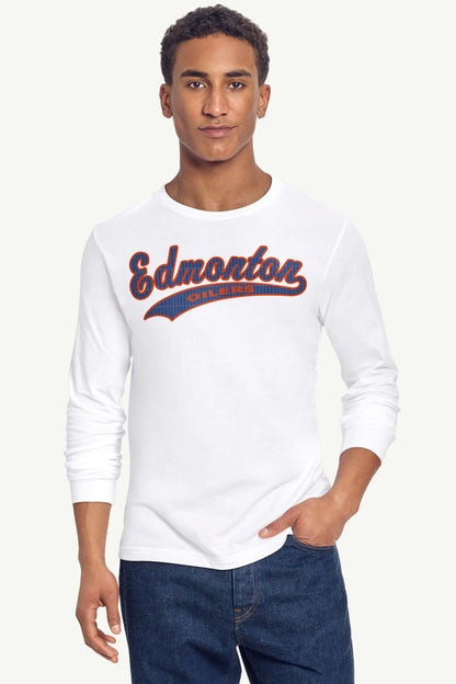 Starter Featured / MENS EDMONTON OILERS TAILSWEEP LONG SLEEVE T SHIRT