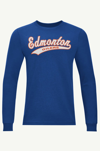 Starter Recommended / MENS EDMONTON OILERS TAILSWEEP LONG SLEEVE T SHIRT