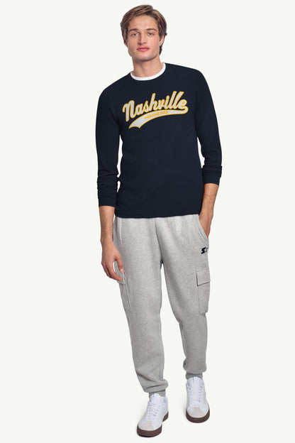 Starter Customer Favorite / MENS NASHVILLE PREDATORS TAILSWEEP LONG SLEEVE T SHIRT