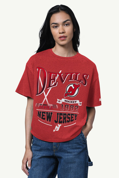 Starter Everyday / WOMENS NEW JERSEY DEVILS HALL OF FAME T SHIRT