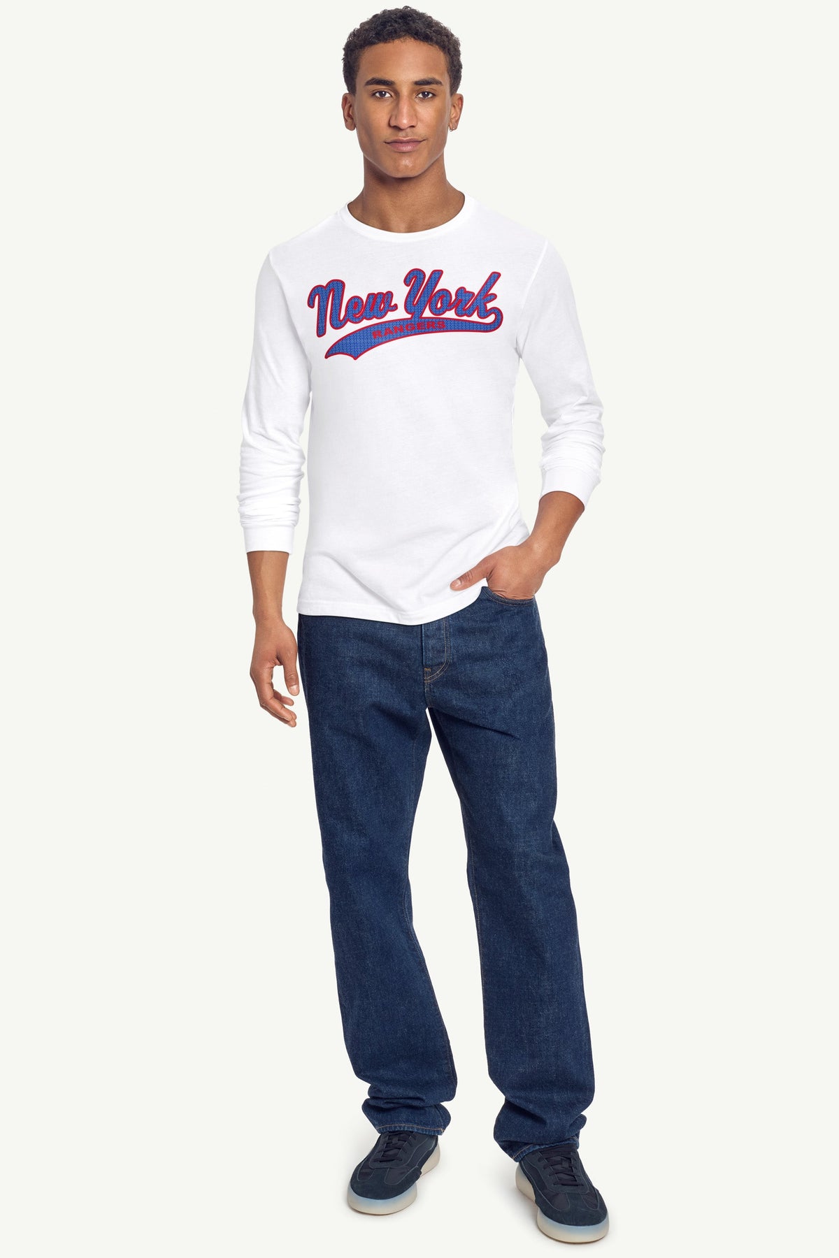 Starter Classic / MENS NEW YORK ISLANDERS TAILSWEEP LONG SLEEVE T SHIRT