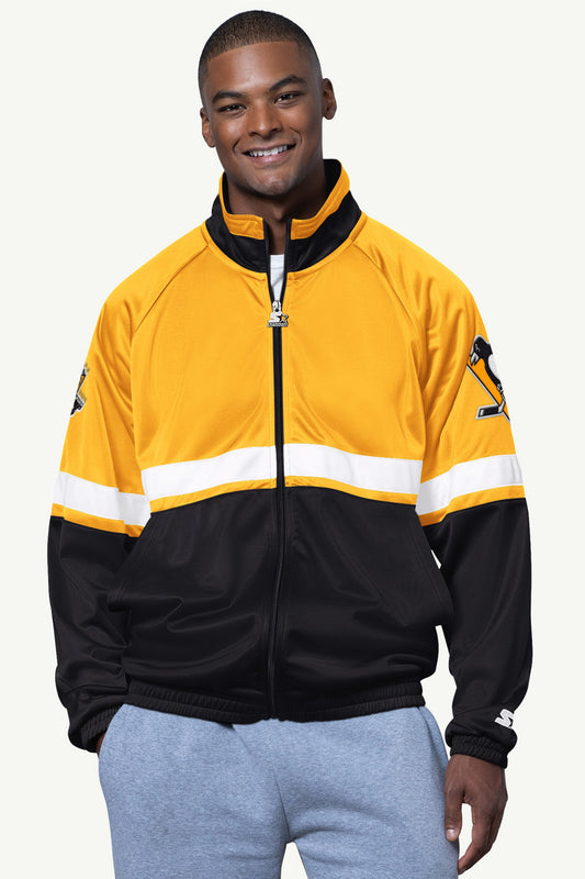 Starter Value / MENS PITTSBURGH PENGUINS VETERAN TRACK JACKET