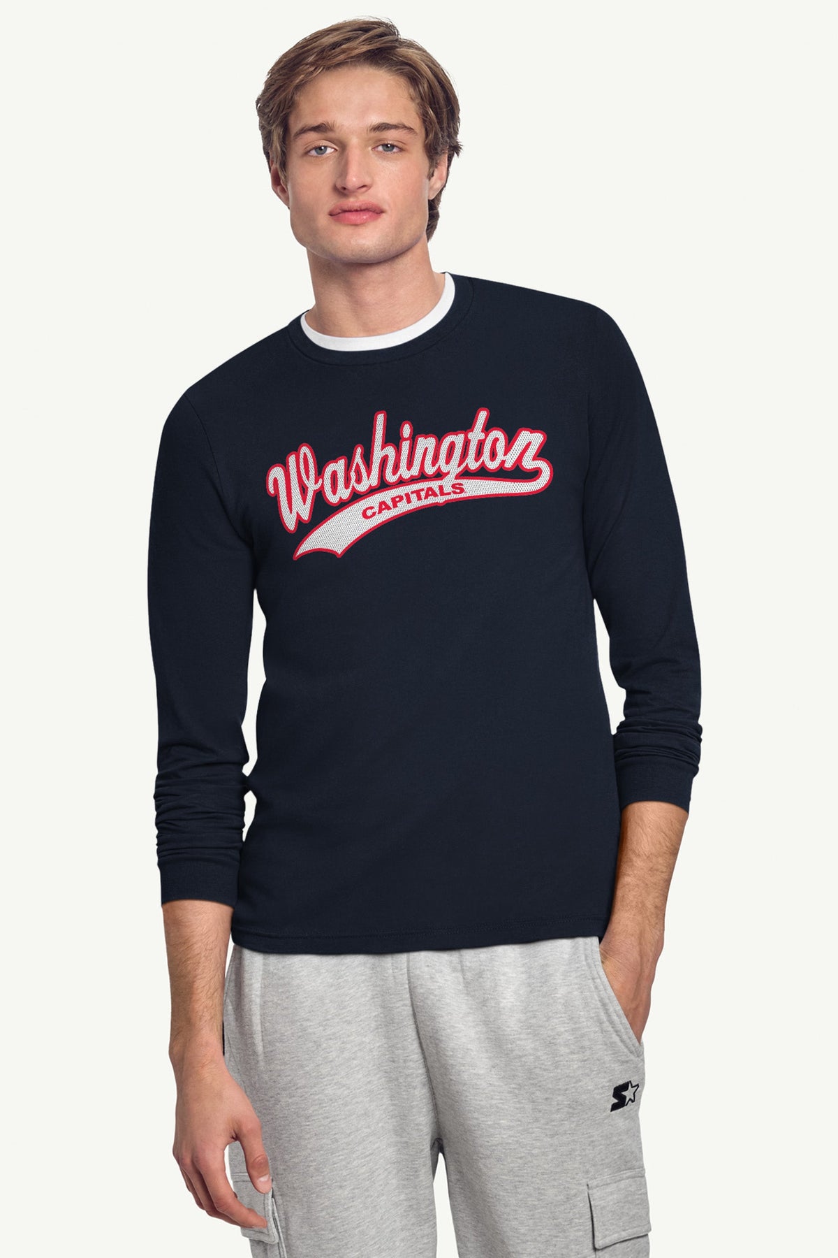 Starter Recommended / MENS WASHINGTON CAPITALS TAILSWEEP LONG SLEEVE T SHIRT