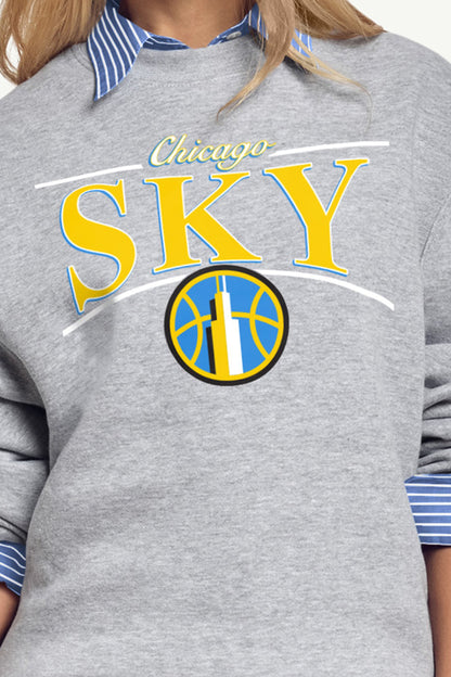 Starter Top Pick / WOMENS WNBA CHICAGO SKY ARCH SWEATSHIRT
