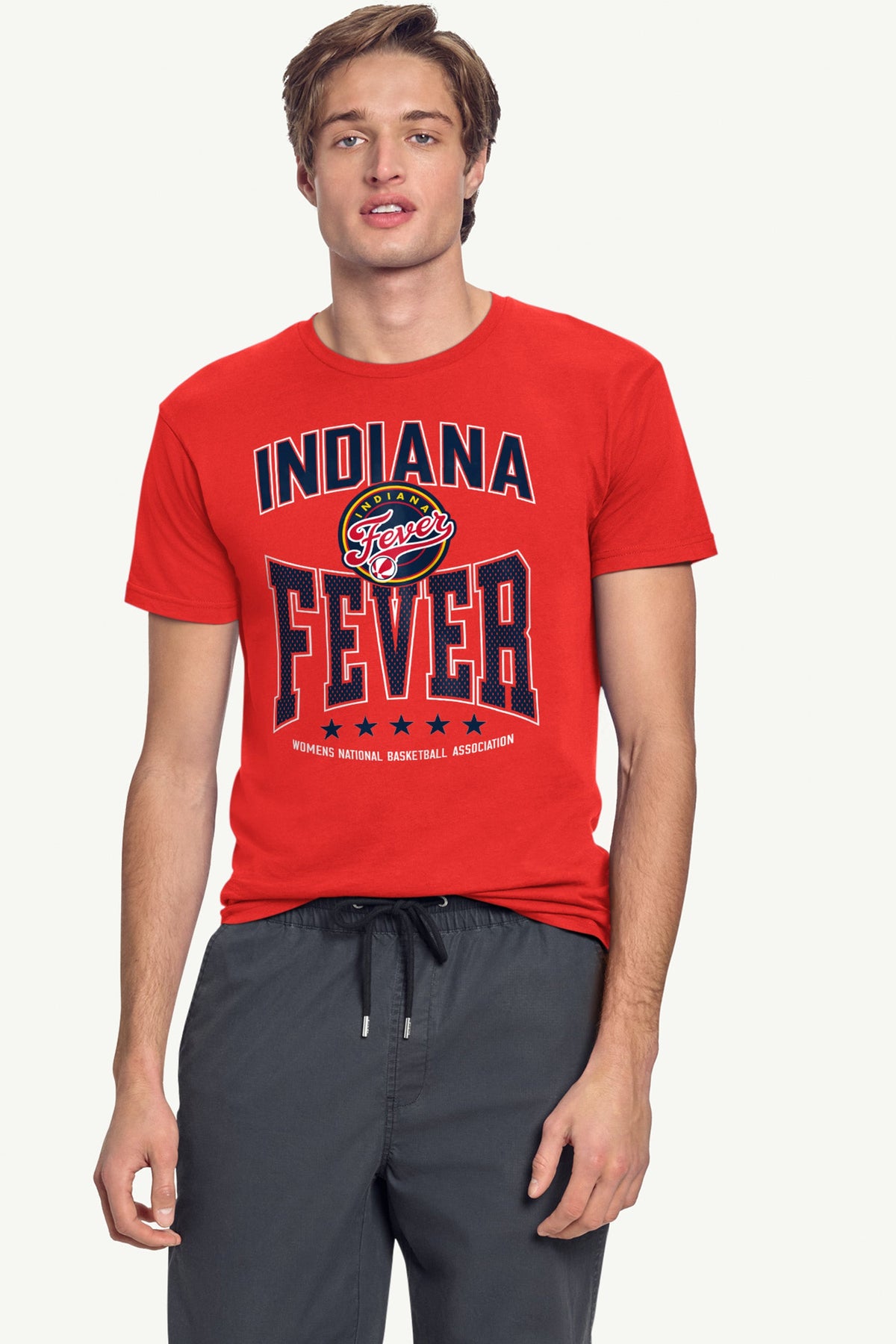 Starter Hot Sale / MENS WNBA INDIANA FEVER CENTER SQUEEZE T SHIRT