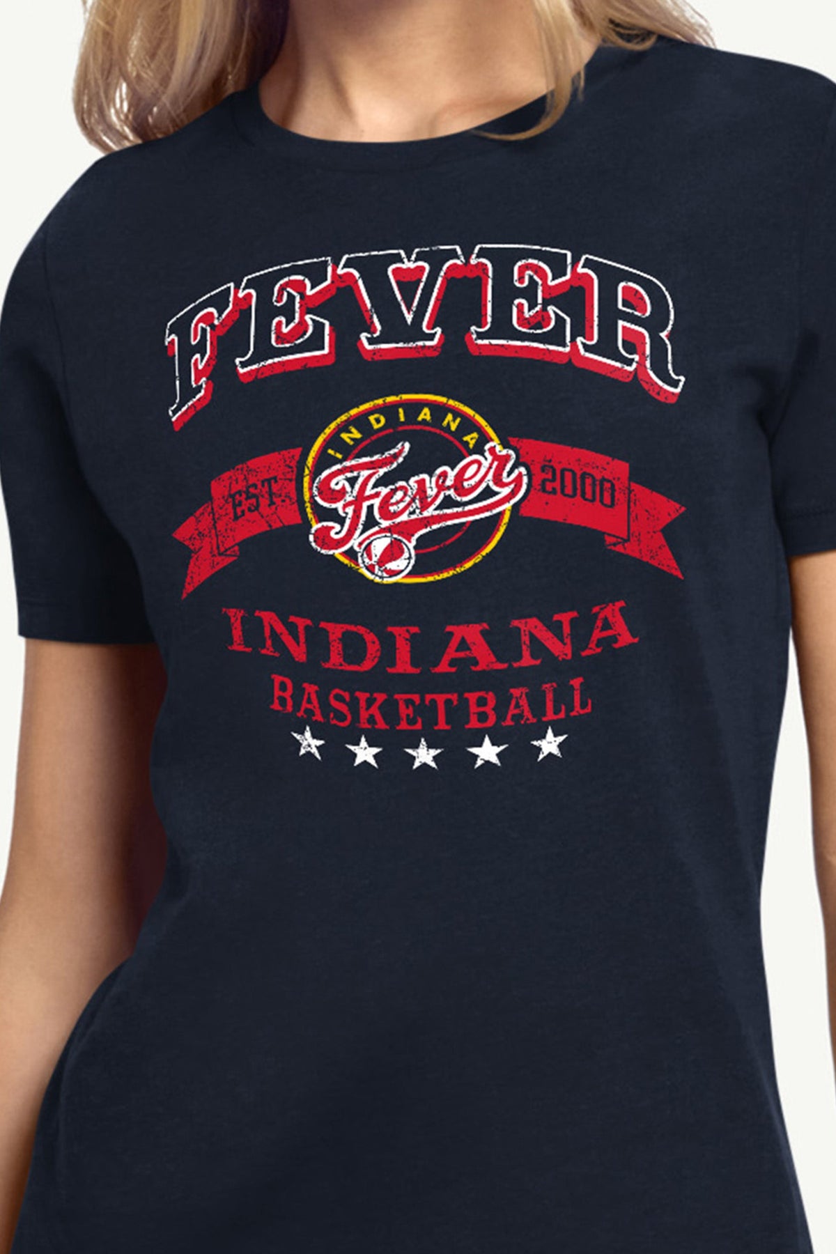 Starter New / WOMENS WNBA INDIANA FEVER BLEACHERS & BANNER T SHIRT