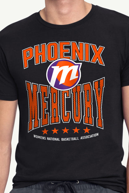 Starter Special Offer / MENS WNBA PHOENIX MERCURY CENTER SQUEEZE T SHIRT