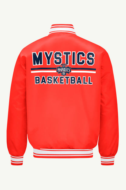 Starter New / MENS WNBA WASHINGTON MYSTICS VARSITY JACKET