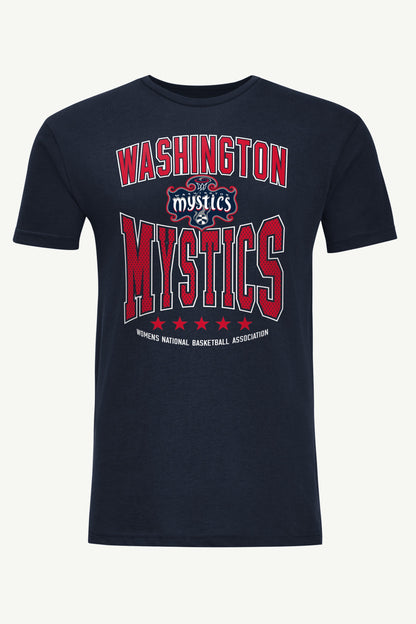 Starter Essential / MENS WNBA WASHINGTON MYSTICS CENTER SQUEEZE T SHIRT