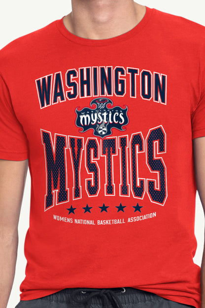 Starter Trending / MENS WNBA WASHINGTON MYSTICS CENTER SQUEEZE T SHIRT