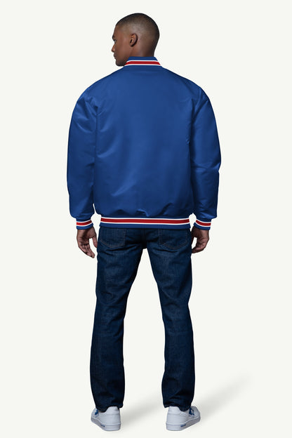 Starter Top Pick / MENS CHICAGO CUBS SATIN VARSITY JACKET