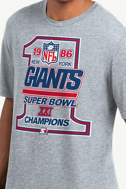 Starter Discount / MENS NEW YORK GIANTS 40TH ANNIVERSARY T SHIRT