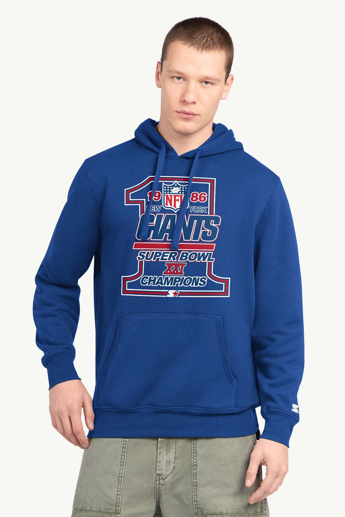 Starter Best Price / MENS NEW YORK GIANTS 40TH ANNIVERSARY HOODIE
