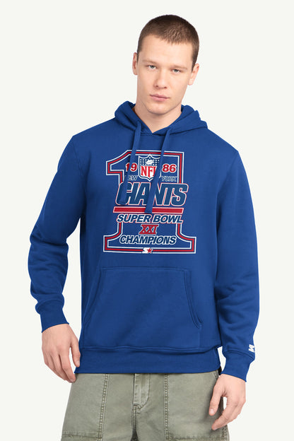 Starter Best Price / MENS NEW YORK GIANTS 40TH ANNIVERSARY HOODIE