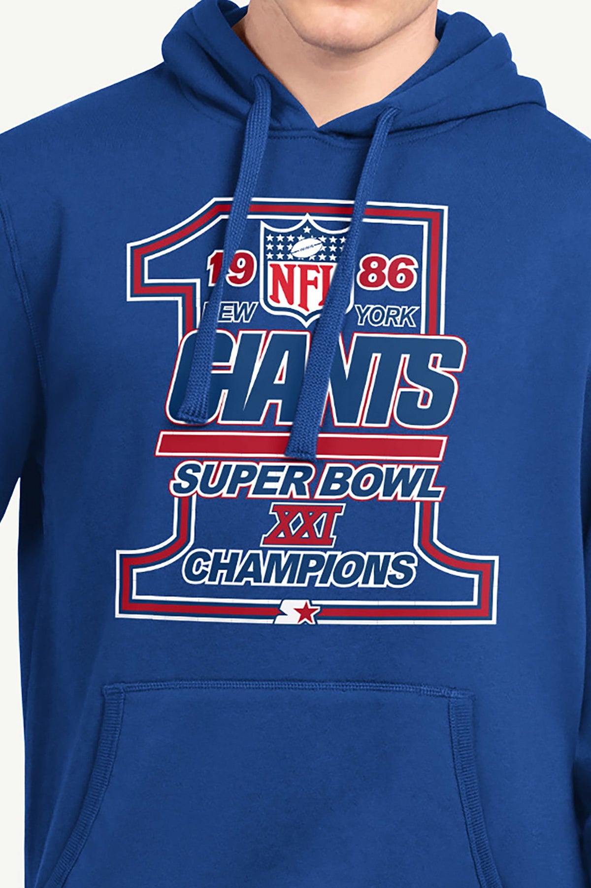 Starter Best Price / MENS NEW YORK GIANTS 40TH ANNIVERSARY HOODIE