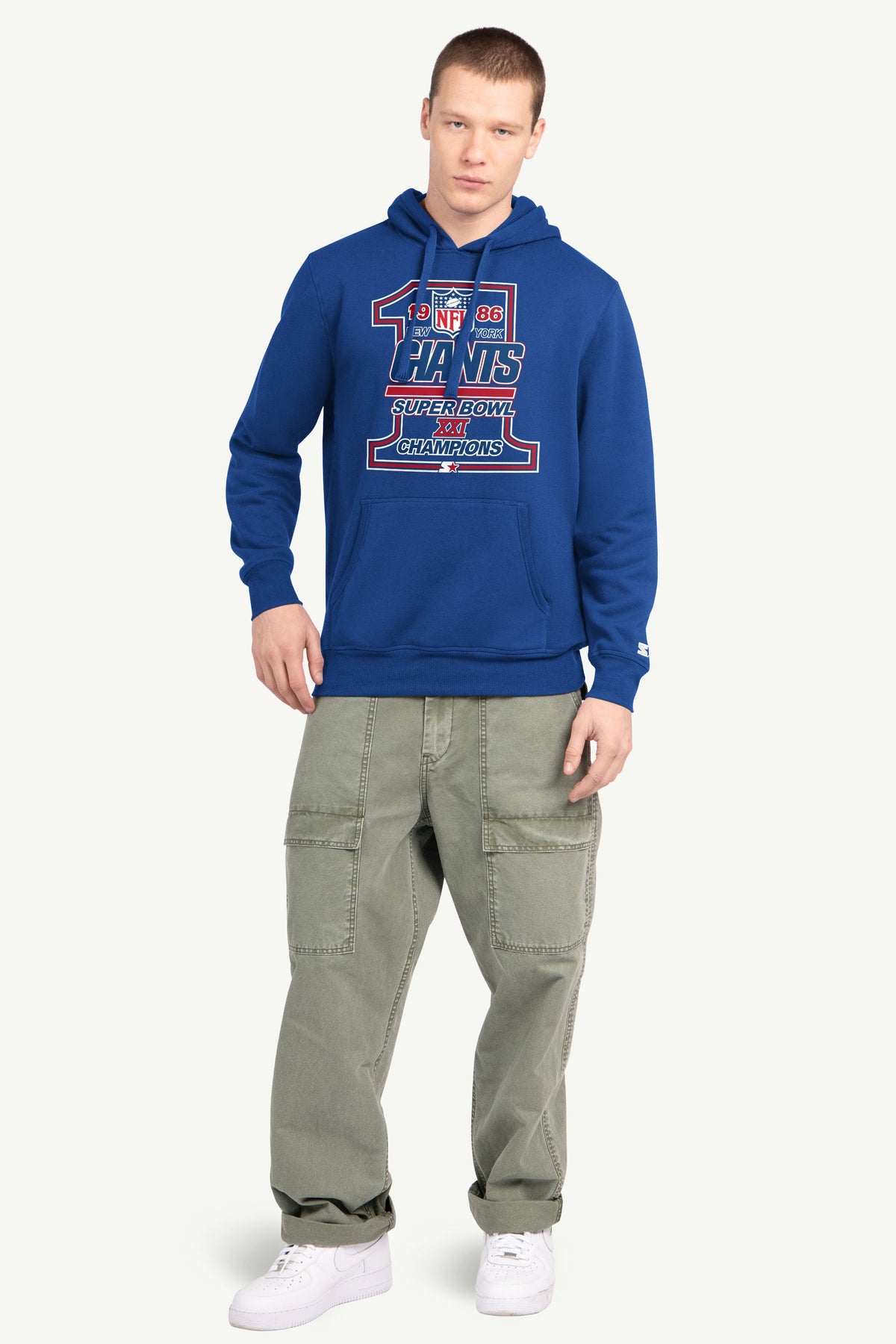 Starter Best Price / MENS NEW YORK GIANTS 40TH ANNIVERSARY HOODIE