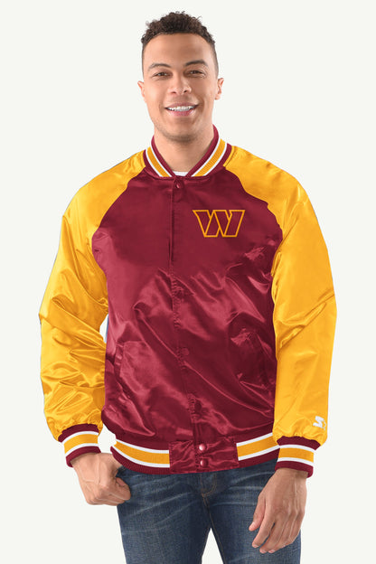 Starter Everyday / MENS WASHINGTON COMMANDERS INDUCTEE SATIN VARSITY JACKET