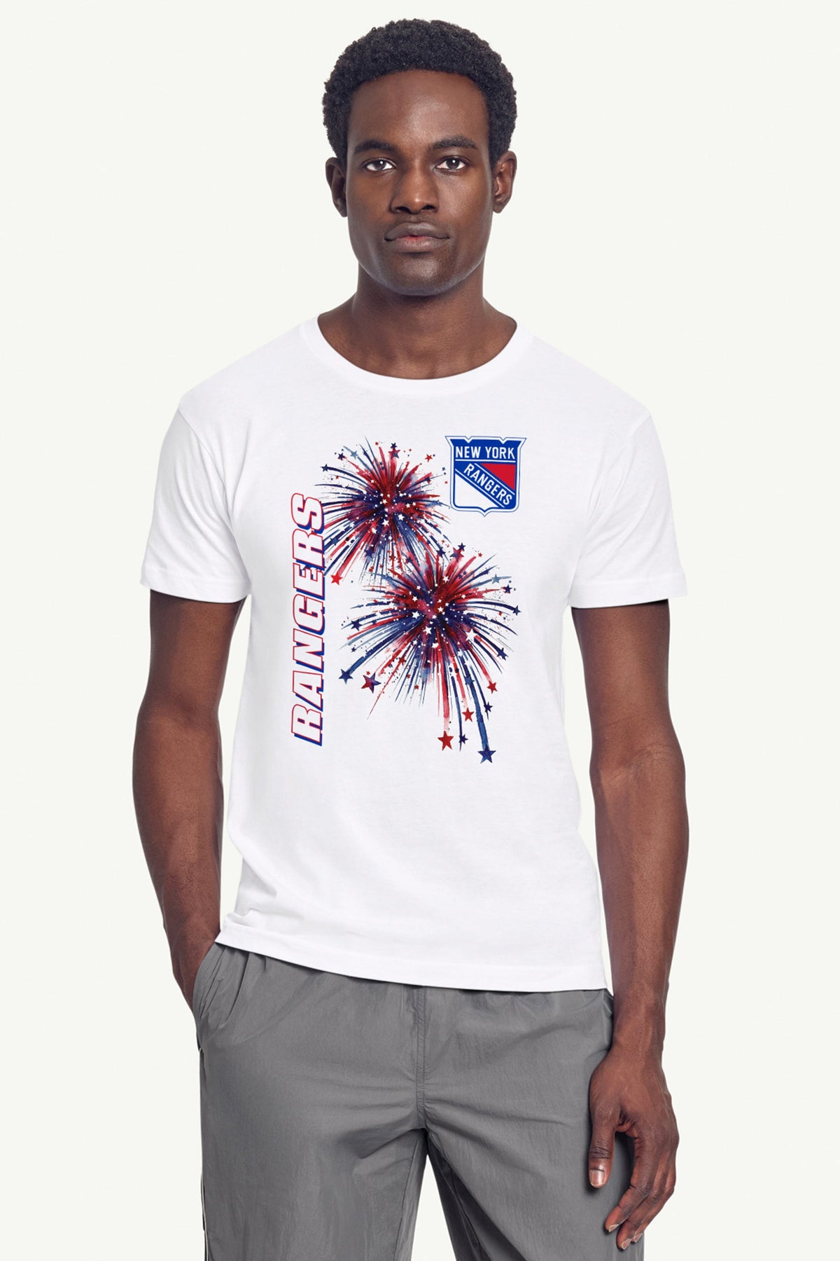 Starter Best Price / MENS NEW YORK RANGERS AMERICAN SPARKS SHORT SLEEVE T SHIRT