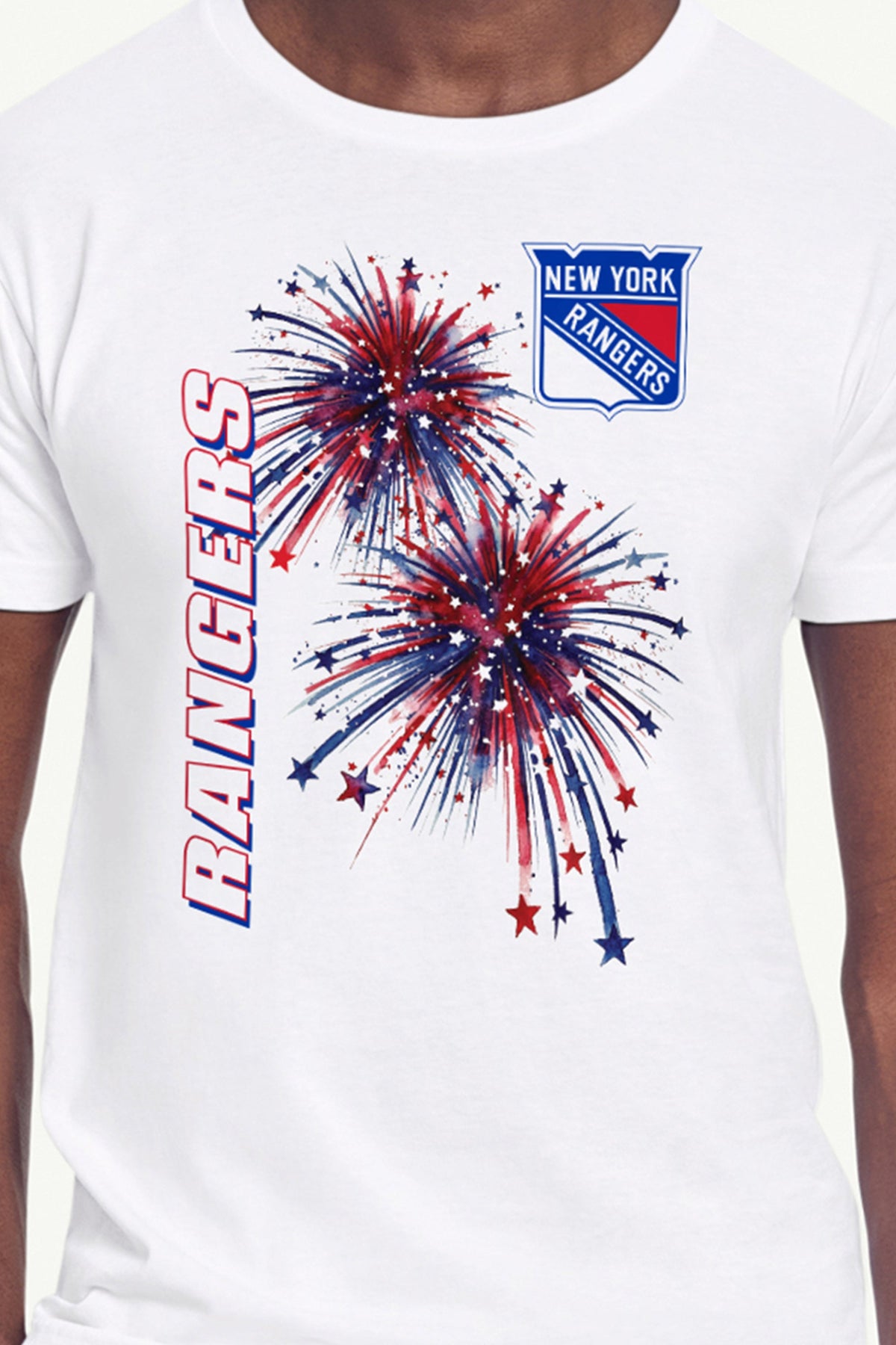 Starter Best Price / MENS NEW YORK RANGERS AMERICAN SPARKS SHORT SLEEVE T SHIRT