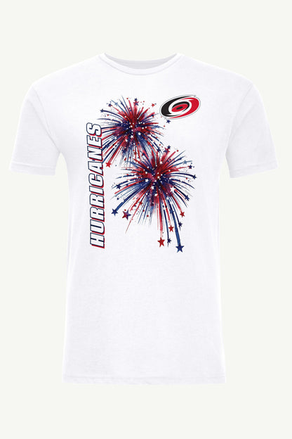 Starter Latest / MENS CAROLINA HURRICANES AMERICAN SPARKS SHORT SLEEVE T SHIRT