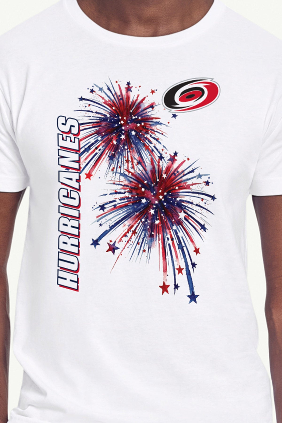 Starter Latest / MENS CAROLINA HURRICANES AMERICAN SPARKS SHORT SLEEVE T SHIRT