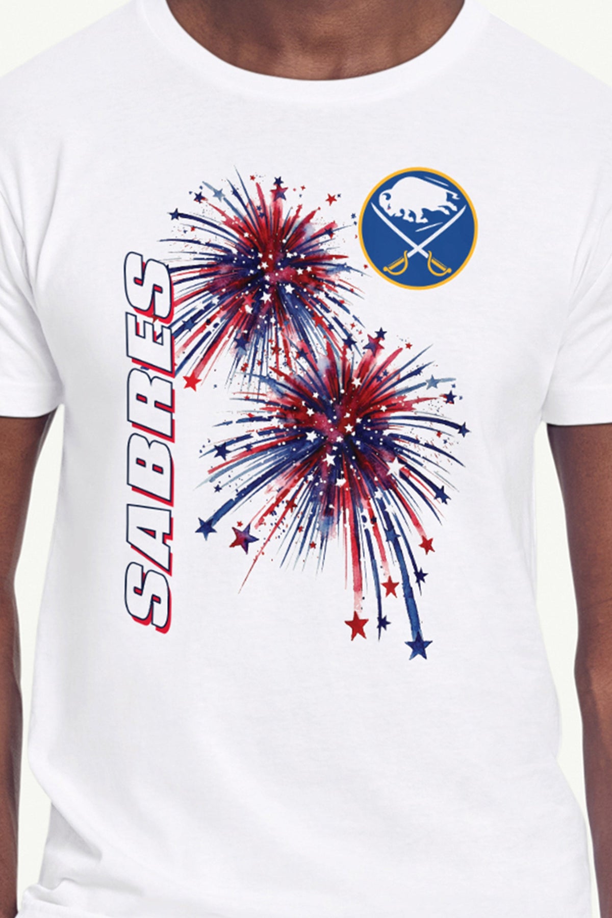Starter Special Offer / MENS BUFFALO SABRES AMERICAN SPARKS SHORT SLEEVE T SHIRT