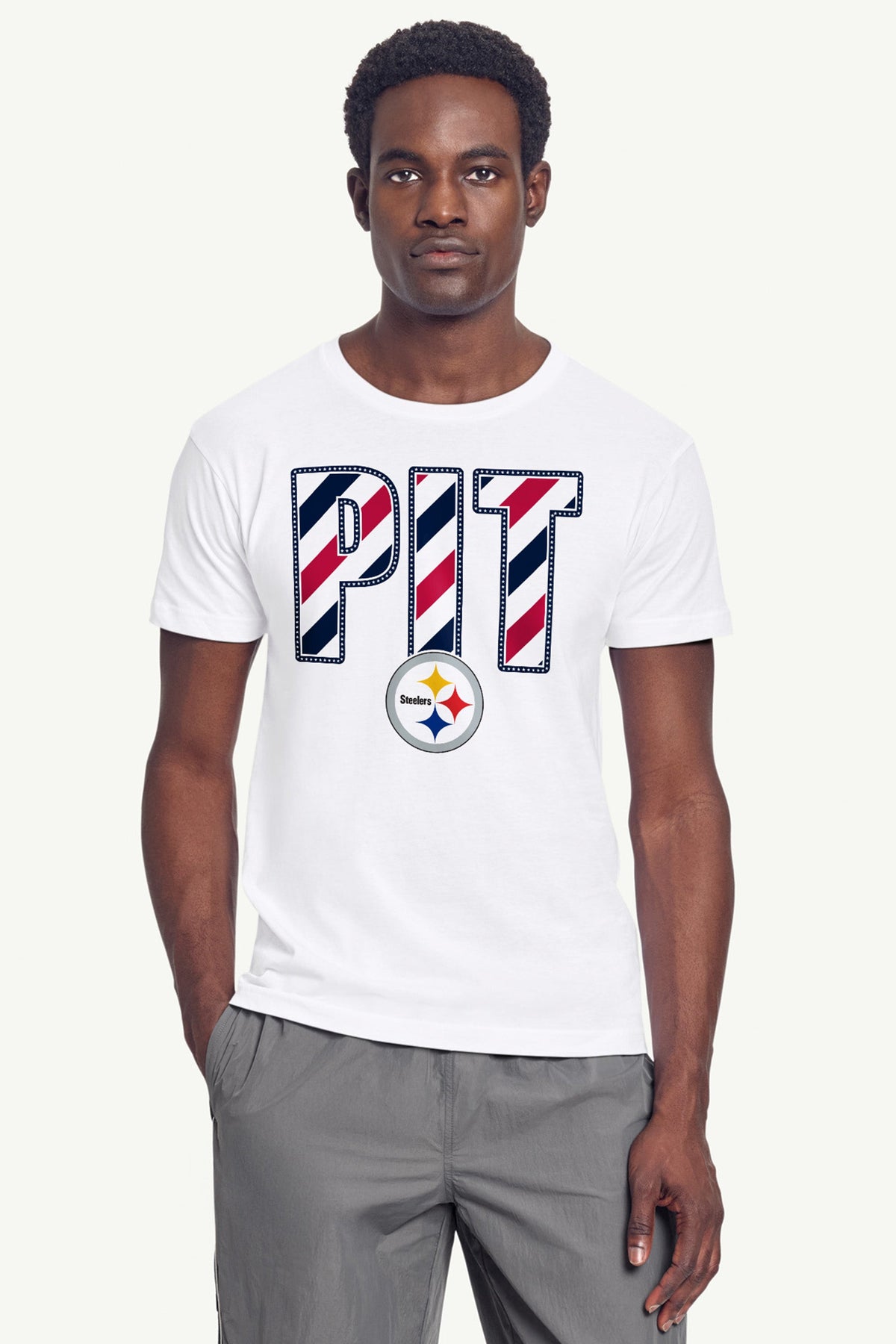 Starter Discount / MENS PITTSBURGH STEELERS STARS AND STRIPES T SHIRT
