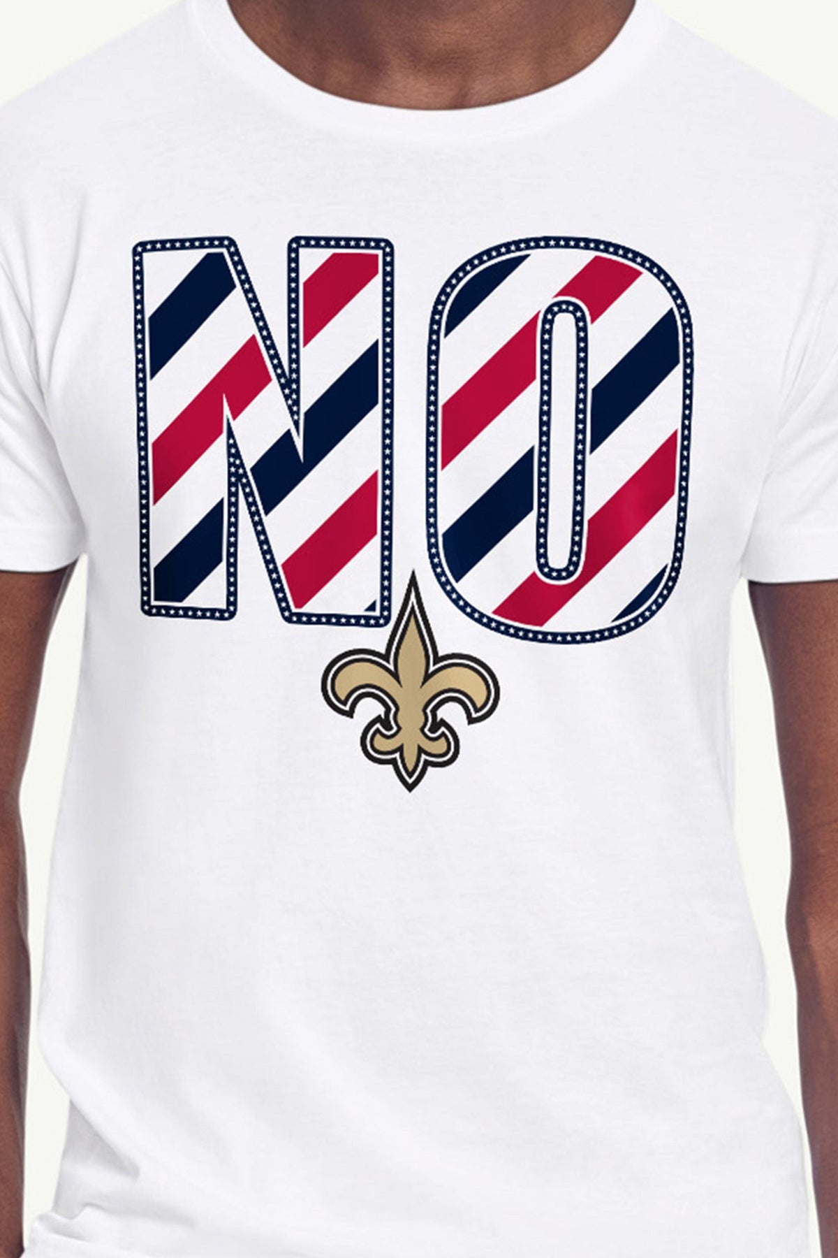 Starter Trending / MENS NEW ORLEANS SAINTS STARS AND STRIPES T SHIRT