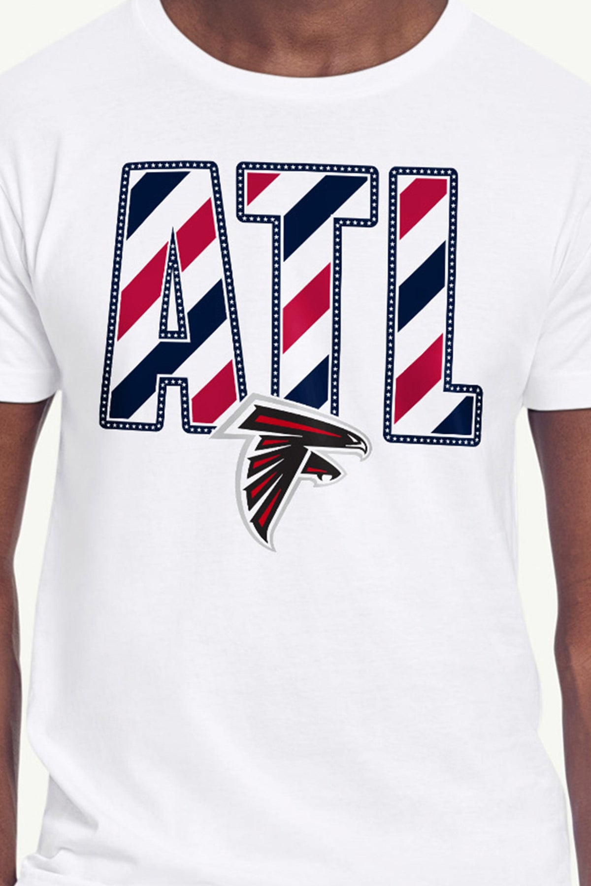 Starter Special Offer / MENS ATLANTA FALCONS STARS AND STRIPES T SHIRT