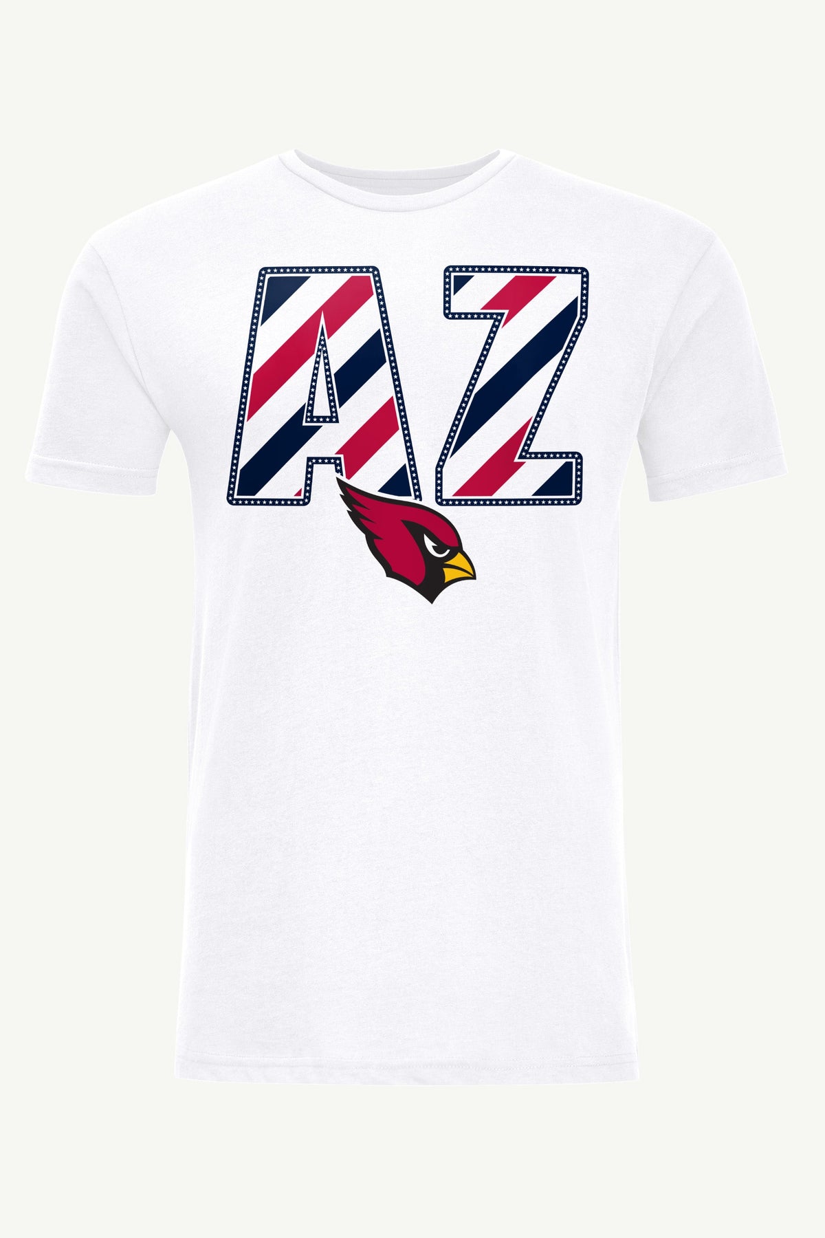 Starter Best Seller / MENS ARIZONA CARDINALS STARS AND STRIPES T SHIRT